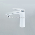 Modern brass nickel brushed hot and cold faucet